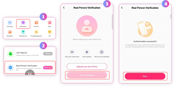 Face Verification in Joyo Live App
